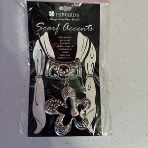 Collection of Silver Scarf Accents